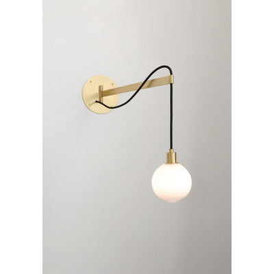 Drape Arm 1.09 Sphere Glass Sconce by SkLO 2