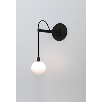 Drape Arm 1.09 Sphere Glass Sconce by SkLO 3