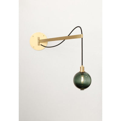 Drape Arm 1.09 Sphere Glass Sconce by SkLO 