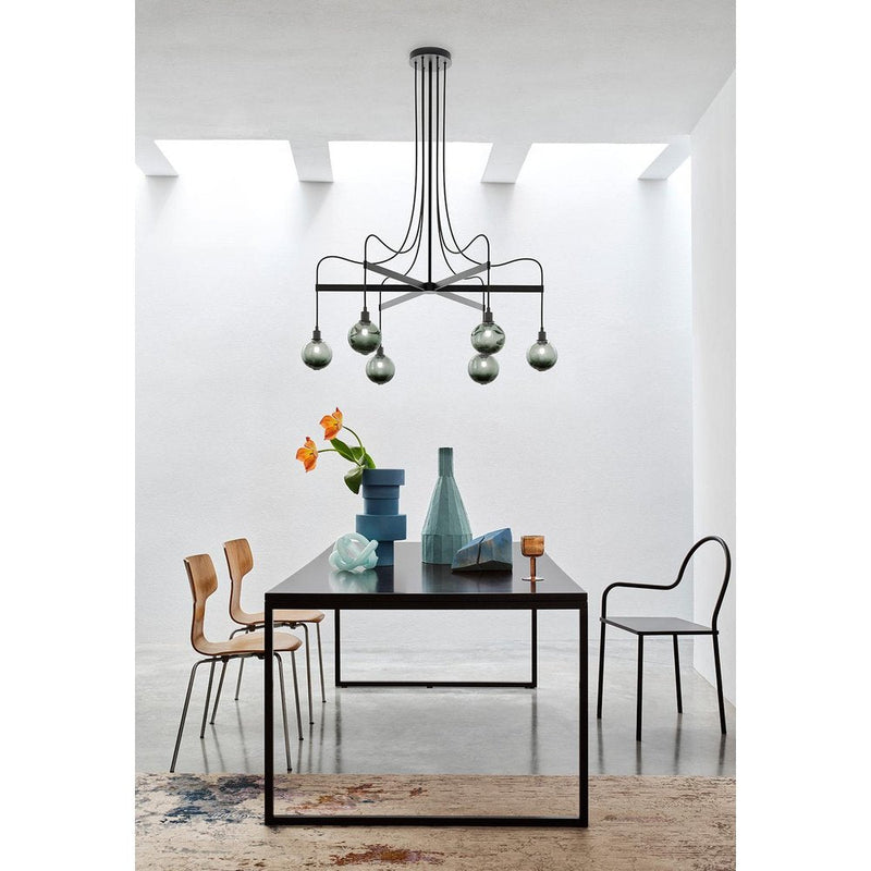 Drape Arm 6 Chandelier by SkLO 3