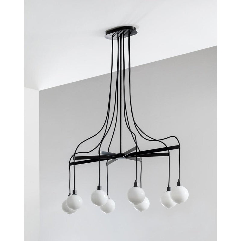 Drape Arm 8 Chandelier by SkLO 1