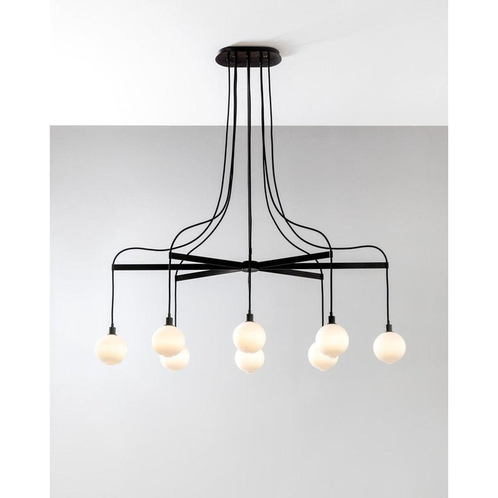 Drape Arm 8 Chandelier by SkLO 