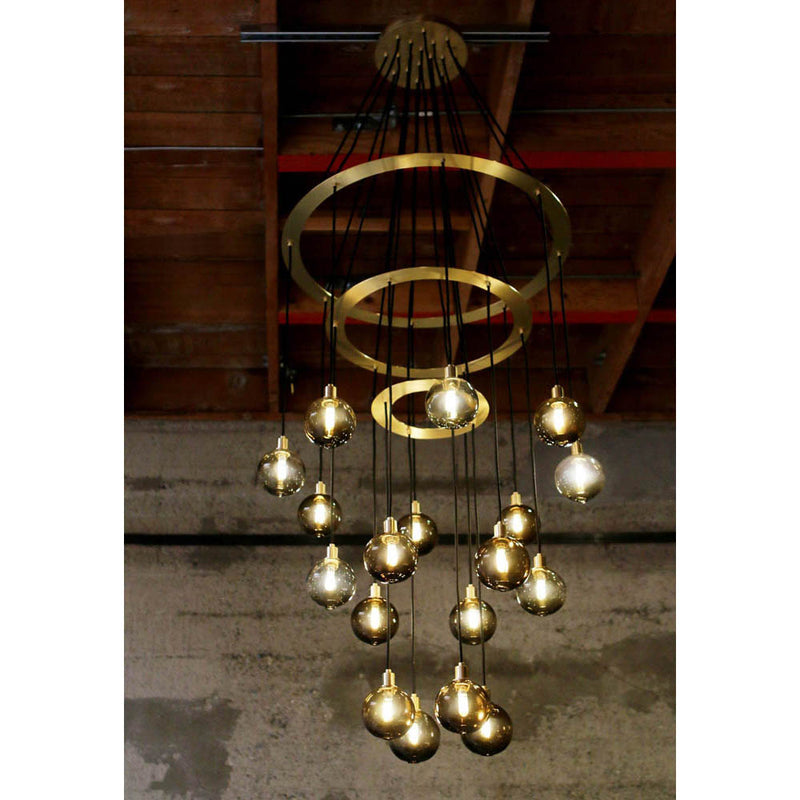 Drape Circle 18 Chandelier by SkLO 3