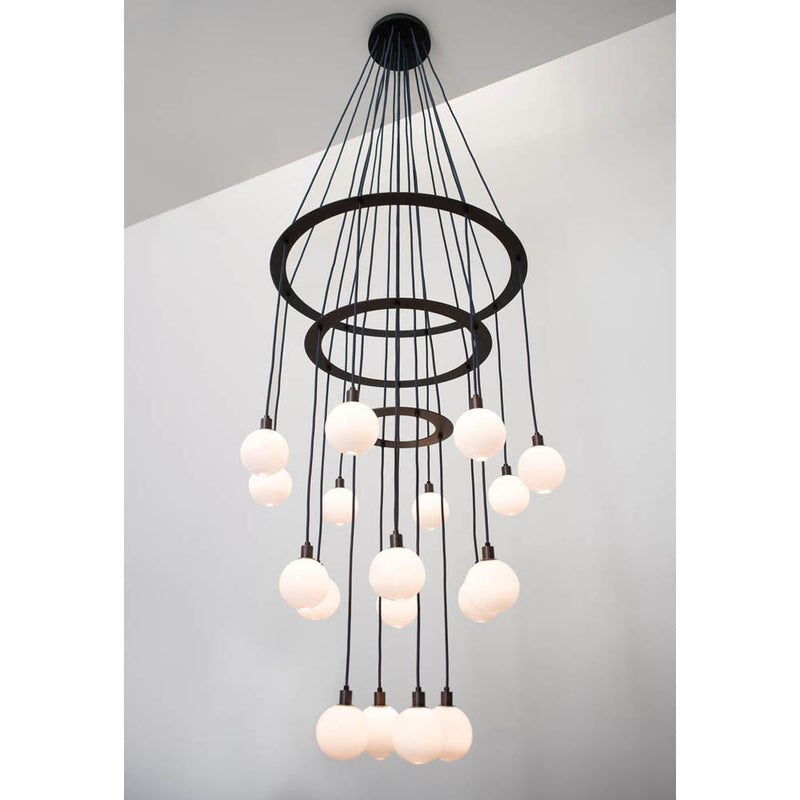 Drape Circle 18 Chandelier by SkLO 