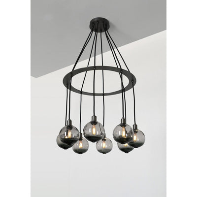 Drape Circle 8 Chandelier by SkLO 3