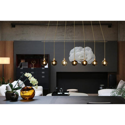 Drape Linear 5 Chandelier by SkLO 2