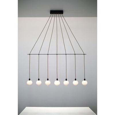 Drape Linear 5 Chandelier by SkLO 