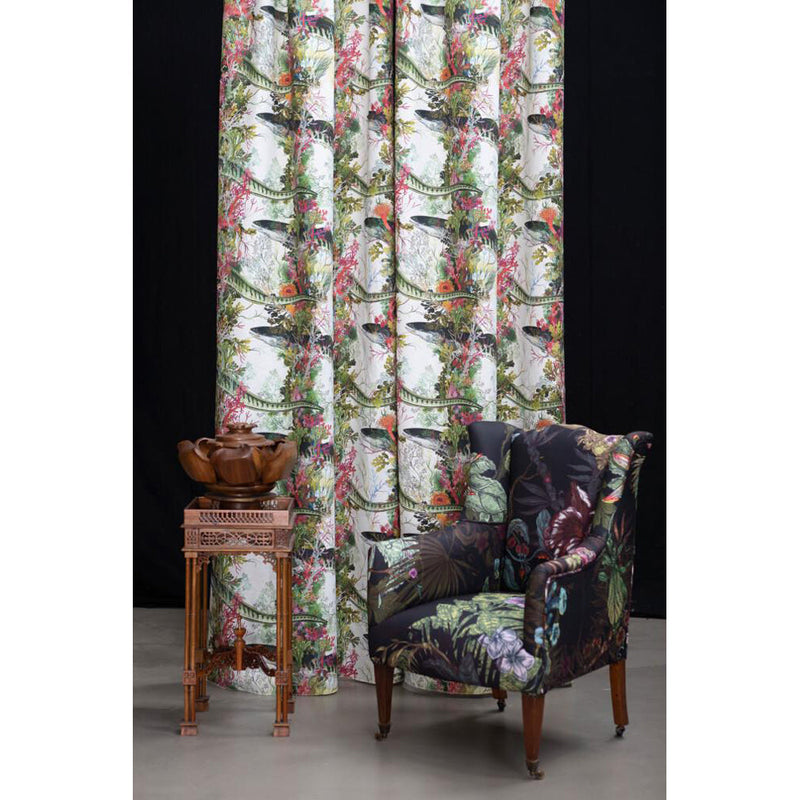 Eel Colonnade Fabric Wallpaper by Timorous Beasties-4