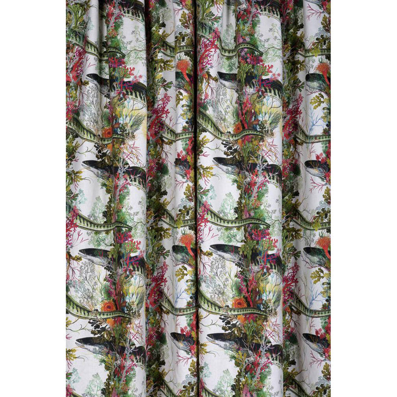 Eel Colonnade Fabric Wallpaper by Timorous Beasties-1