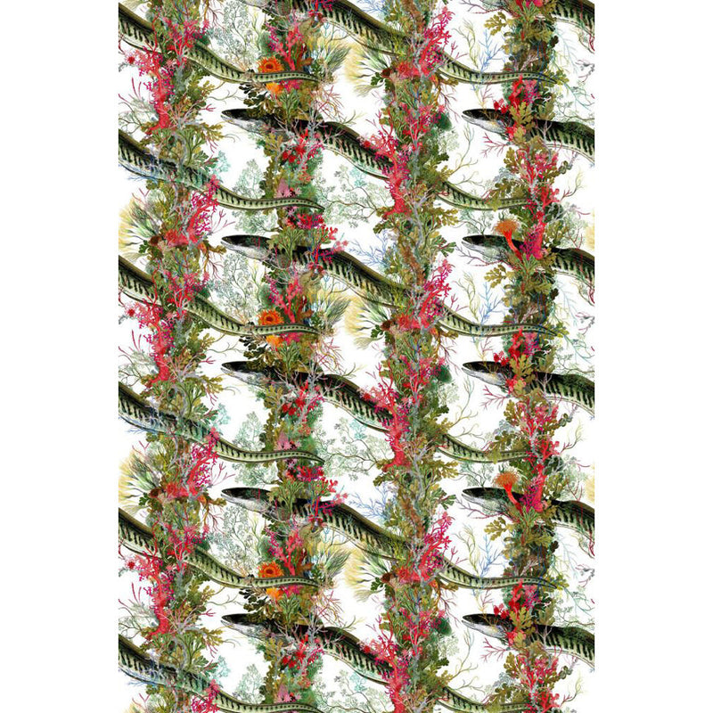 Eel Colonnade Fabric Wallpaper by Timorous Beasties