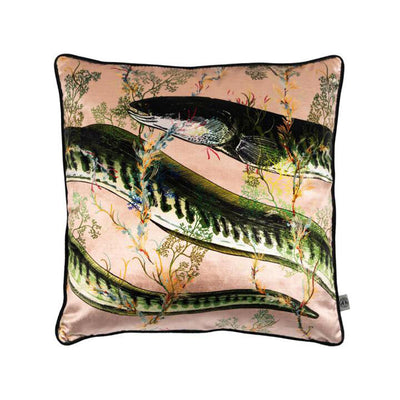 Eel Velvet Cushion by Timorous Beasties