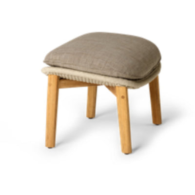 Elio Footstool Teak by Tribu 