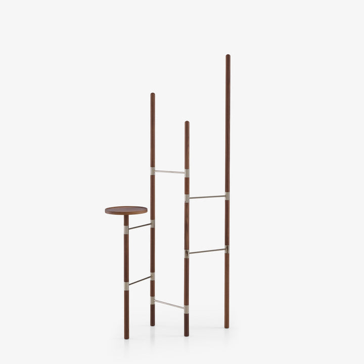 Estenda Clothes Stand Walnut / Nickel by Ligne Roset
