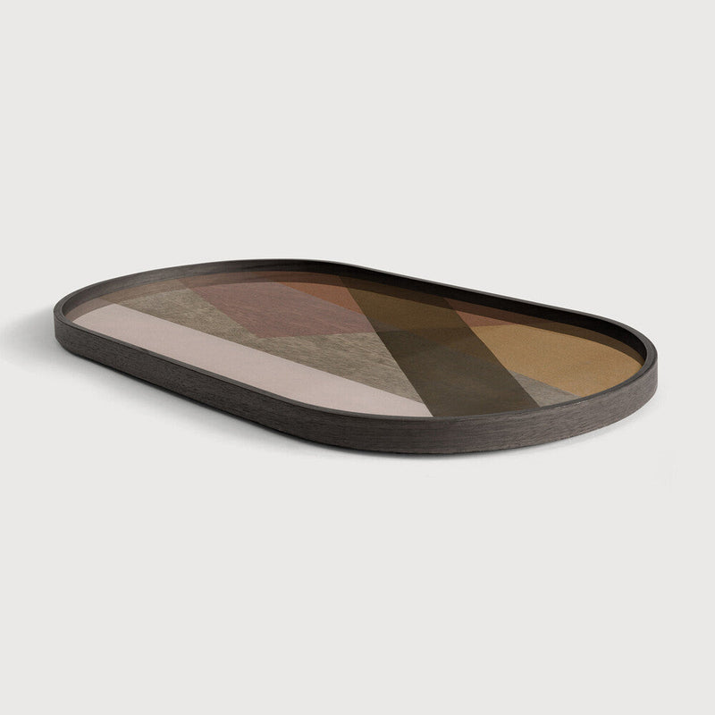 Ethnicraft Angle glass tray - 20575 1