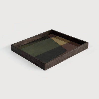 Ethnicraft Angle glass tray - 20576 1