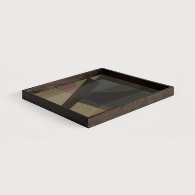 Ethnicraft Angle glass tray - 20577 1