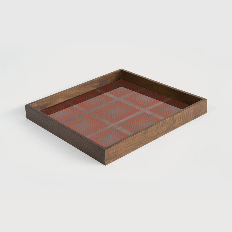 Ethnicraft Squares glass tray - 20918 1