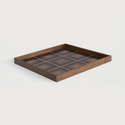 Ethnicraft Squares glass tray - 20920 1