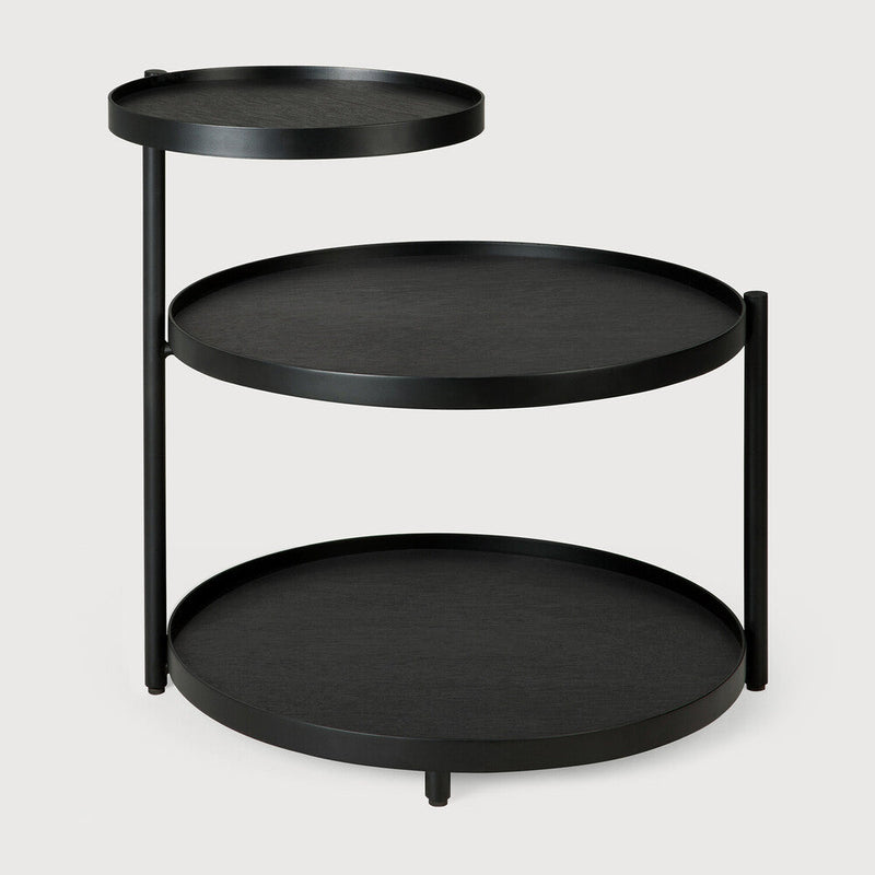 Ethnicraft Swivel tray side table 