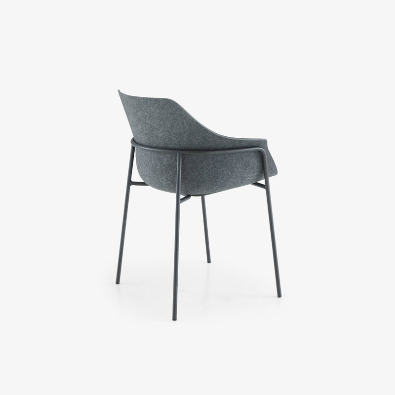 Ettoriano Carver Chair Anthracite Metal Base by Ligne Roset - Additional Image - 5