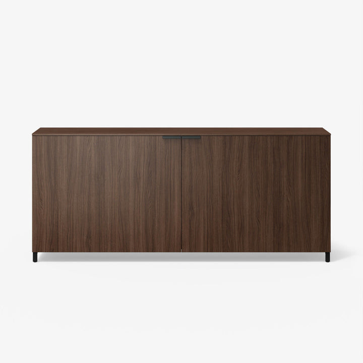 Everywhere Sideboard Coplanar Doors Dark Walnut C 2H by Ligne Roset
