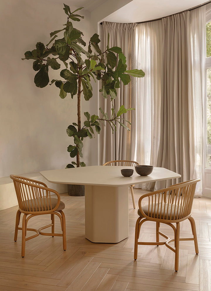 Talo Hexagonal Dining Table by Expormim