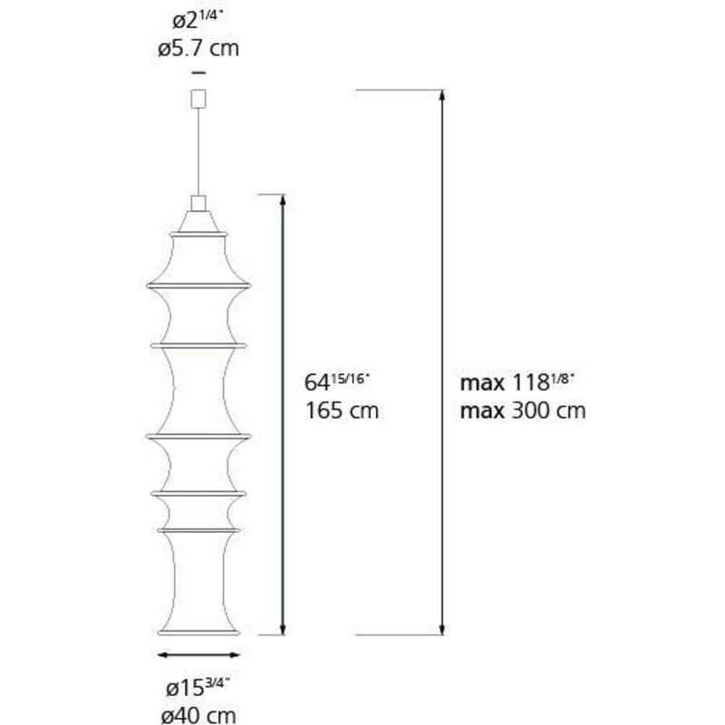 Falkland Suspension Lamp by Artemide 3