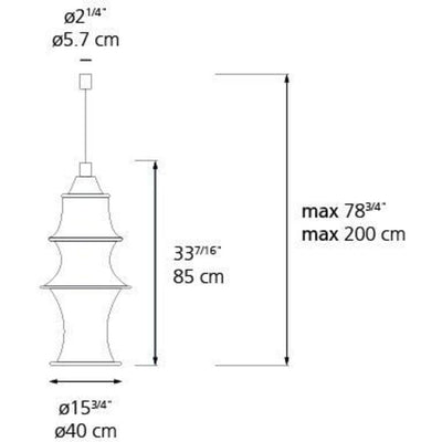 Falkland Suspension Lamp by Artemide 5