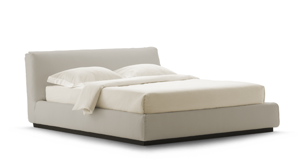 Gentleman Low Headboard Bed by Flou