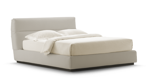 Gentleman High Headboard Bed by Flou