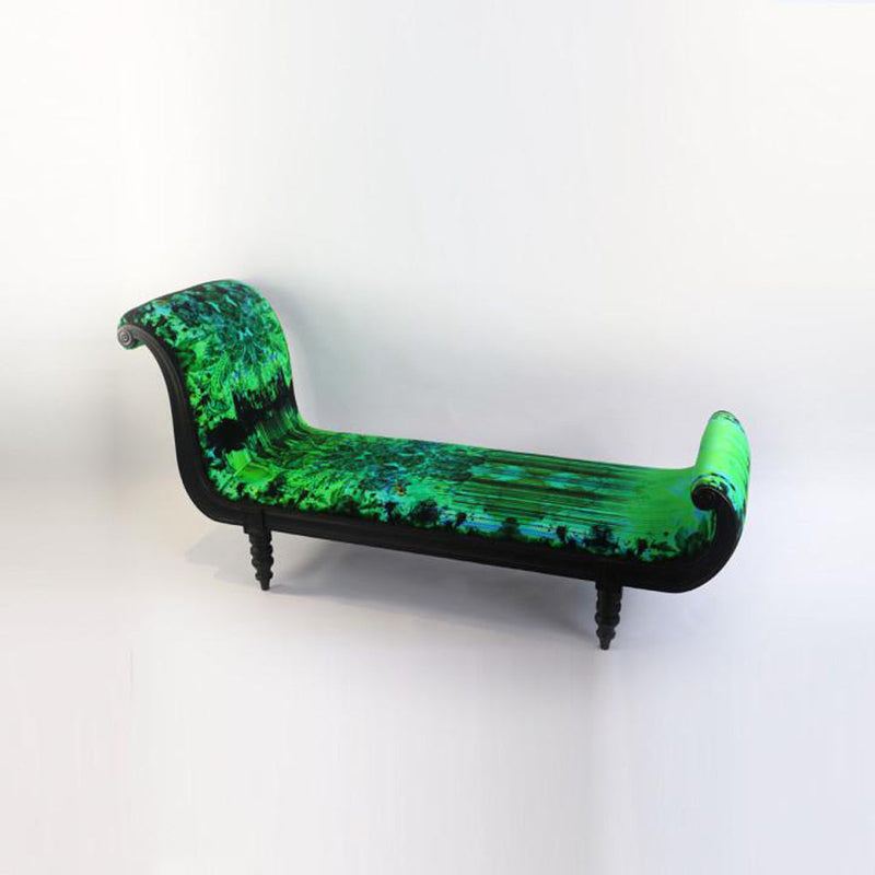 Georgian Emerald Green Chaise Lounge by Timorous Beasties