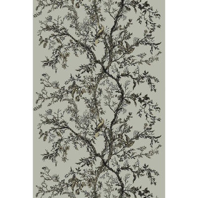 Golden Oriole Velvet Fabric Wallpaper by Timorous Beasties