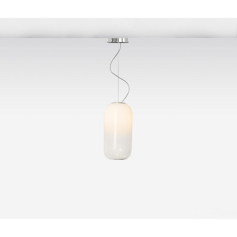 Gople Mini Suspension Lamp with Extension by Artemide 1