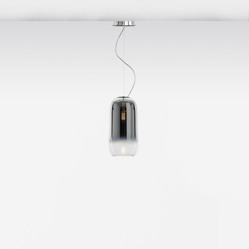 Gople Mini Suspension Lamp with Extension by Artemide 