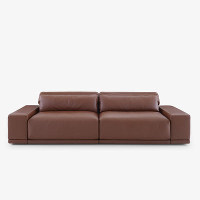 Grand Angle Large Sofa with Broad Armrest without Lumbar Cushion by Ligne Roset