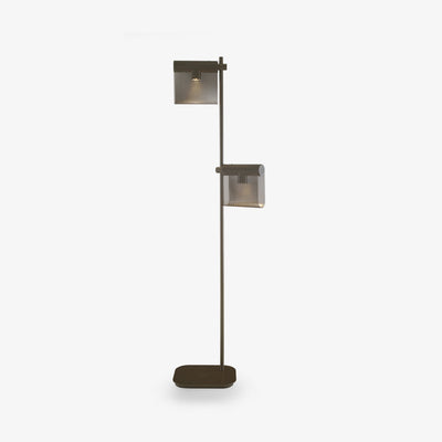 Grid Floor Standard Lamp Bronze by Ligne Roset