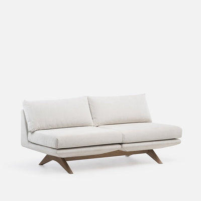 Hepburn Modular 2-Seater Armless Sofa by De La Espada