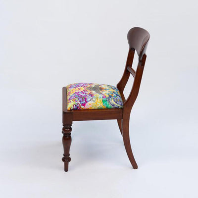 Honey Bee On Custom Damask Dining Chair by Timorous Beasties-1