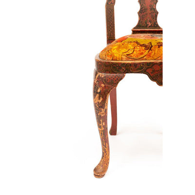 Honey Bee On Orange Dining Chair by Timorous Beasties-4