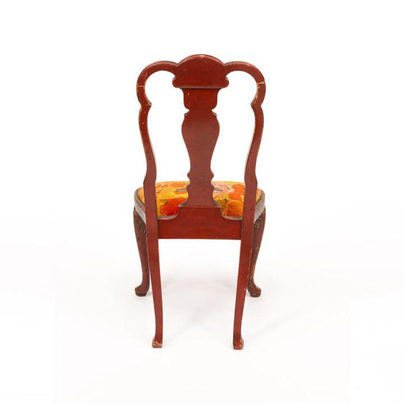 Honey Bee On Orange Dining Chair by Timorous Beasties-2