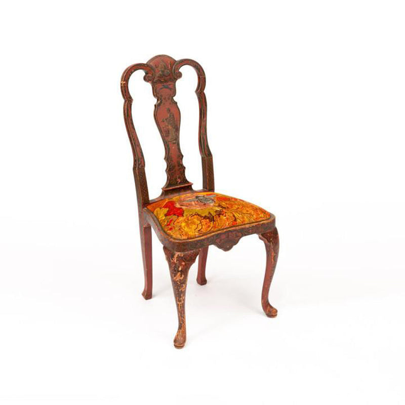 Honey Bee On Orange Dining Chair by Timorous Beasties-1