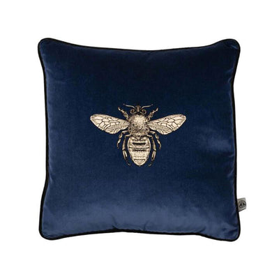 Honey Bee Velvet Cushion by Timorous Beasties-2