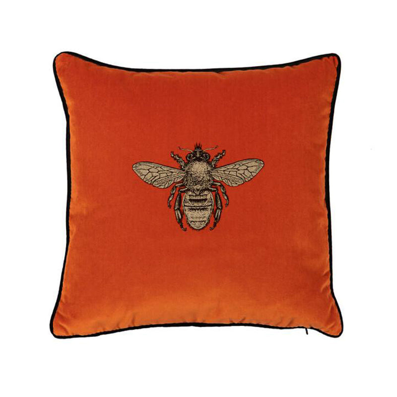 Honey Bee Velvet Cushion by Timorous Beasties-7