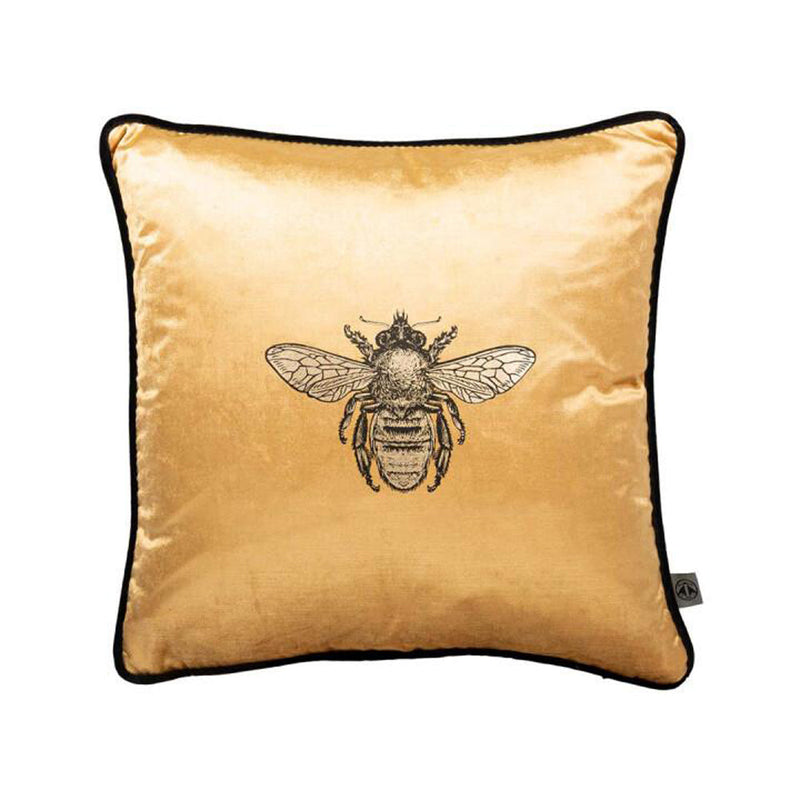 Honey Bee Velvet Cushion by Timorous Beasties