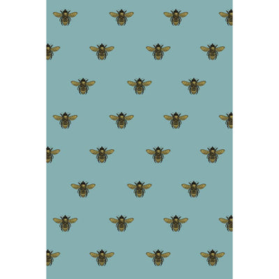 Honey Bee Velvet Fabric Wallpaper by Timorous Beasties