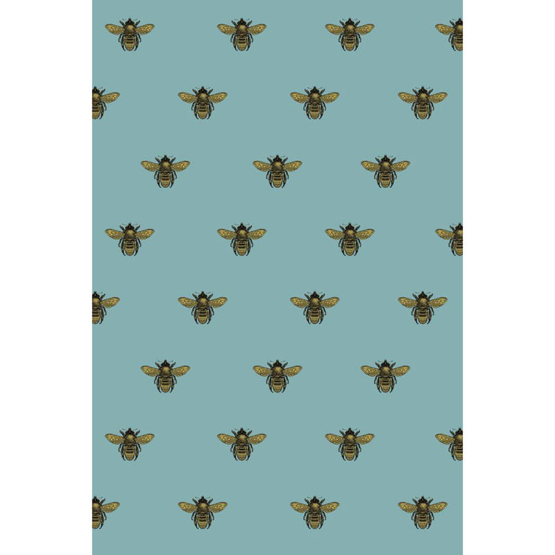 Honey Bee Velvet Fabric Wallpaper by Timorous Beasties