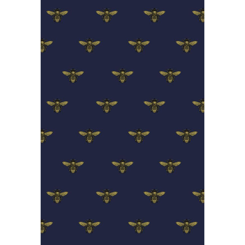 Honey Bee Velvet Fabric Wallpaper by Timorous Beasties