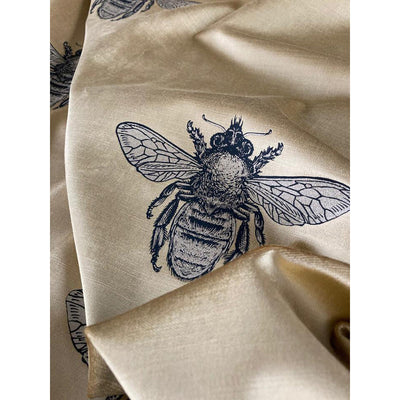 Honey Bee Velvet Fabric Wallpaper by Timorous Beasties-4