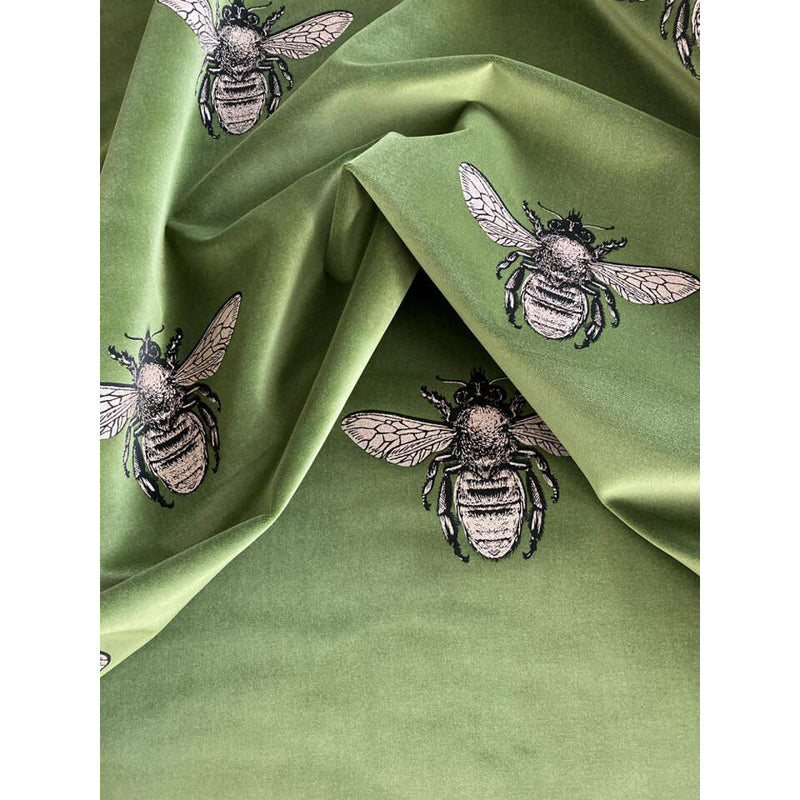 Honey Bee Velvet Fabric Wallpaper by Timorous Beasties-5