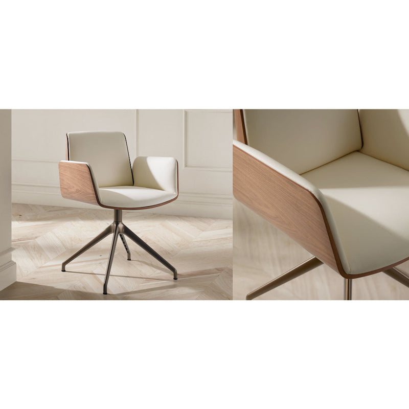 Hug Metal Dining Chair by Punt